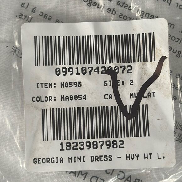 Madewell Embroidered Tank Mini Dress in Linen‎ Womens Size 2 White - Picture 5 of 10